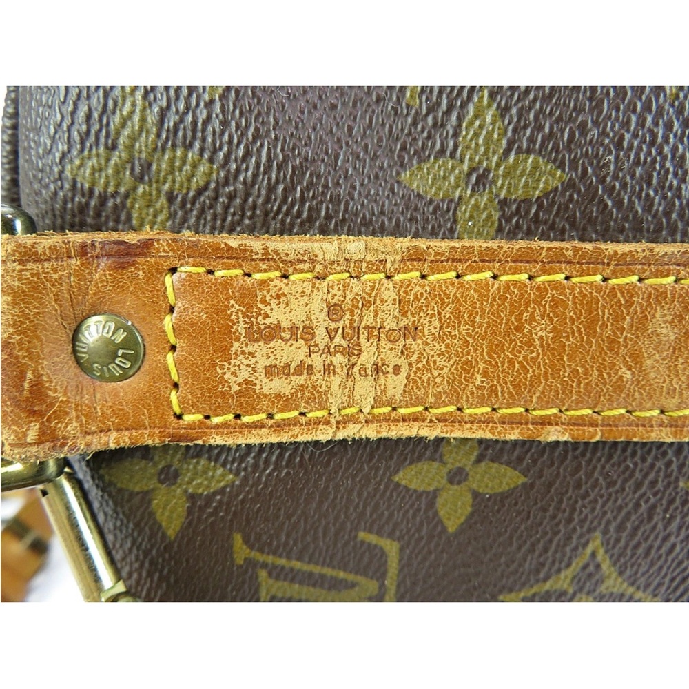 Louis Vuitton Brown and Tan Monogram Duffel Bag - Picture 15 of 16